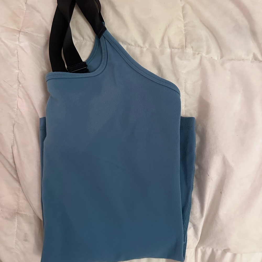 Beyond yoga teal athletic tank top